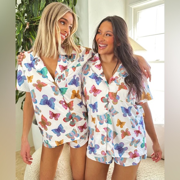 Show Me Your MuMu Sunday Morning Butterfly Pajamas Set - Picture 4 of 4